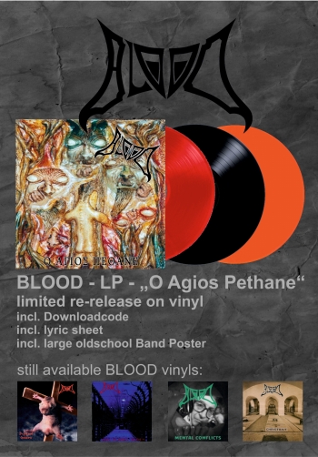 BLOOD - 12'' LP - O Agios Pethane (Black Vinyl)