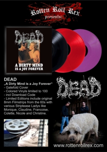DEAD - Gatefold 12'' LP - A Dirty Mind Is A Joy Forever (Black Vinyl)