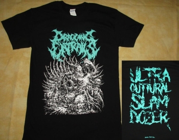 DRAGGING ENTRAILS - Ultra Guttural Slam Dozer - T-Shirt size L