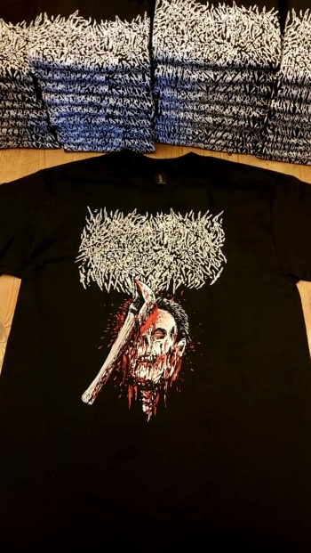 LIQUID VISCERA - Axe - T-Shirt Größe M