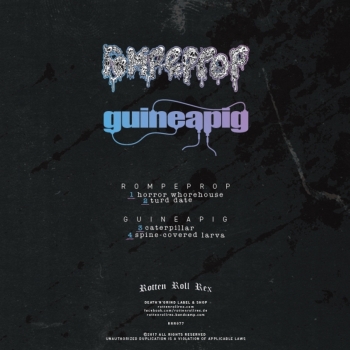 ROMPEPROP / GUINEAPIG - split 12" EP (black vinyl)