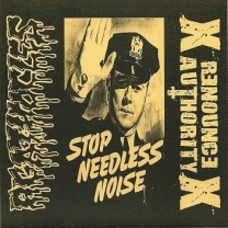 AGATHOCLES / RENOUNCE AUTHORITY - split 7'' - limited 200 YELLOW Cover AGATHOCLES / RENOUNCE AUTHORITY - split 7'' - limited 200 YELLOW Cover