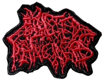 BLASTED PANCREAS - embroidered RED Logo Patch (by SMG)