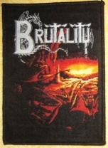 BRUTALITY - When the Sky Turns - Woven Patch BRUTALITY - When the Sky Turns - Woven Patch