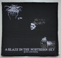 DARKTHRONE - A Blaze In the Northern Sky - woven Patch DARKTHRONE - A Blaze In the Northern Sky - woven Patch