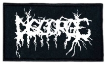 DISGORGE (Mex) - white Logo - Embroidered Patch (by SMG)