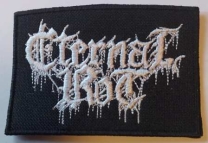 ETERNAL ROT - Embroidered Patch white Logo (by SMG) ETERNAL ROT - Embroidered Patch white Logo (by SMG)