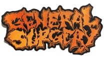 GENERAL SURGERY -  embroidered Big  WHITE Logo Patch - 25 x 13.4 cm (9.84'' × 5.28'') (by SMG)