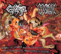 G.O.R.E. / VOMITO - split Digipak CD - Hymns Of Stench Melting Bodies In Deep Saprophagous Phagocytosis Juices G.O.R.E. / VOMITO - split Digipak CD - Hymns Of Stench Melting Bodies In Deep Saprophagous Phagocytosis Juices