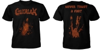 GUTALAX - Never Trust a Fart - BLACK T-Shirt