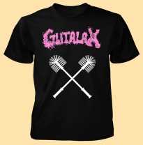 GUTALAX - Pink Logo Toilet Brushes - T-Shirt size L