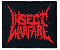 INSECT WARFARE - embroidered new RED logo Patch (by SMG)