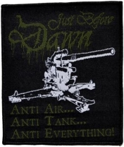 JUST BEFORE DAWN - Anti-Everything - woven Patch JUST BEFORE DAWN - Anti-Everything - woven Patch