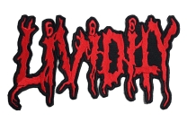 LIVIDITY -  embroidered Big RED Logo Patch - 27 x 15 cm (10.63 × 5.91 in) (by SMG)