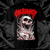 MALIGNANCY - Skull Time - T-Shirt MALIGNANCY - Skull Time - T-Shirt