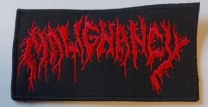 MALIGNANCY - embroidered red Logo Patch (by SMG) MALIGNANCY - embroidered red Logo Patch (by SMG)