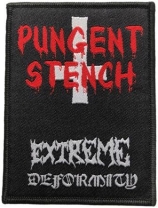 PUNGENT STENCH - Extreme Deformity - woven Patch PUNGENT STENCH - Extreme Deformity - woven Patch