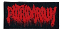 PUTRIDARIUM - embroidered RED Logo Patch  (by SMG)