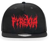 PYREXIA - embroidered red Logo - SNAPBACK HAT
