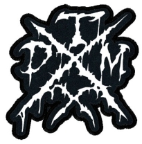 TXDM (TEXAS DEATH METAL) embroidered cutted WHITE logo Patch TXDM (TEXAS DEATH METAL) embroidered cutted WHITE logo Patch