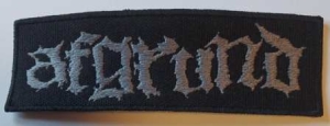AFGRUND - embroidered grey Logo Patch (by SMG)
