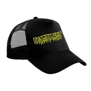 AGATHOCLES - printed yellow Logo TRUCKER HAT