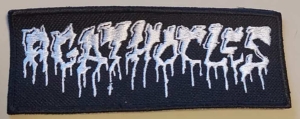 AGATHOCLES - white Logo embroidered Patch (by SMG)