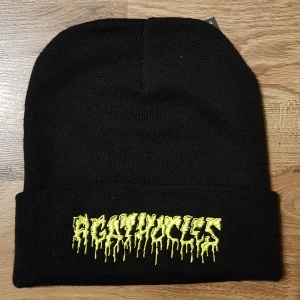 AGATHOCLES - yellow Logo ORIGINAL CUFFED BEANIE (by SMG)
