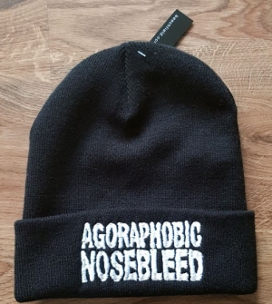 AGORAPHOBIC NOSEBLEED - Logo original cuffed Beanie