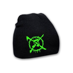 ANTI-MUSIC - Logo (NEON GREEN) BEANIE (by SMG)