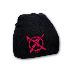 ANTI-MUSIC - Logo (NEON PINK) BEANIE