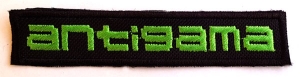 ANTIGAMA - embroidered Logo Patch