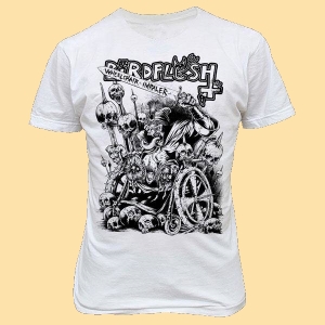 BIRDFLESH - Wheelchair Impaler - white T-Shirt
