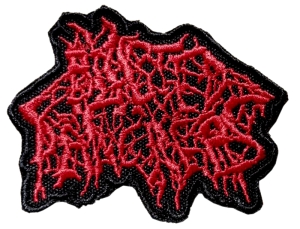 BLASTED PANCREAS - embroidered RED Logo Patch (by SMG)