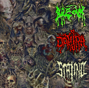 BREDOR / DATURA / STALINO - 3way split Digipak CD - Donbass Brutal Syndicate