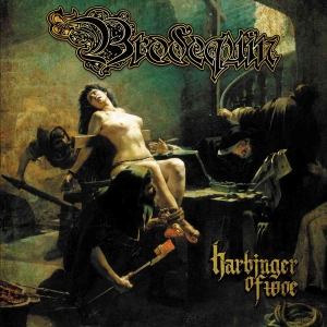BRODEQUIN - Gatefold 12'' LP - Harbinger Of Woe (Violet Yellow splatter Vinyl)