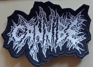 CANNIBE - White Logo embroidered cutout Patch (by SMG)
