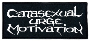 CATASEXUAL URGE MOTIVATION (C.U.M.)  - embroidered Logo Patch (by SMG)