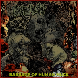 CHOKED IN SHIT - Cardboard CDr - Barrage of Human Muck