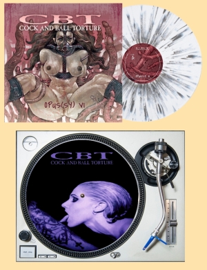 COCK AND BALL TORTURE - 12'' LP + Slipmate - Opus(sy)VI (White Marbled Vinyl)