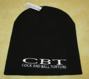 COCK AND BALL TORTURE - Original Pull-On Beanie - Black