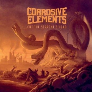CORROSSIVE ELEMENTS - Gatefold 12'' LP - Cut The Serpent's Head