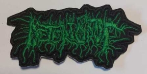 DETERIOROT - Embroidered shaped Patch green Logo (by SMG)