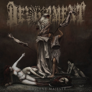 DEVOURMENT - 12'' LP - Obscene Majesty (3-color Merge with Splatter Edition)