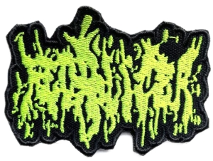 FECALIZER - yellow cut-out Logo embroidered patch (by SMG)