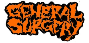 GENERAL SURGERY - orange Logo embroidered cutout Patch (by SMG)