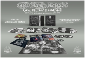 GORE BEYOND NECROPSY - Boxset 12'' 4LP + 7'' EP + 2CD  -  Raw, filthy & harsh!!! (die-hard splatter Vinyl + Totebag)