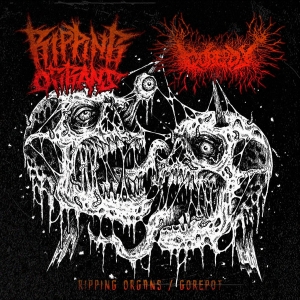GOREPOT / RIPPING ORGANS - split CD -