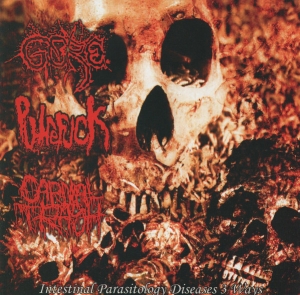 GORE / PUTREFUCK / CARNAL TRASH - 3 Way split CD - Intestinal Parasitology Diseases 3 Ways