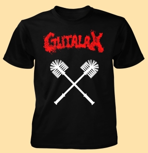 GUTALAX - Red Logo Toilet Brushes - T-Shirt